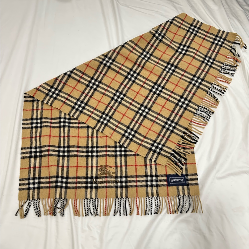 Burberrys Wool Blanket Scarf